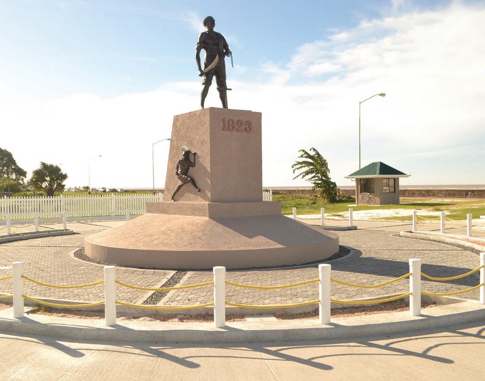 Monument. Demerara Revolt 1823